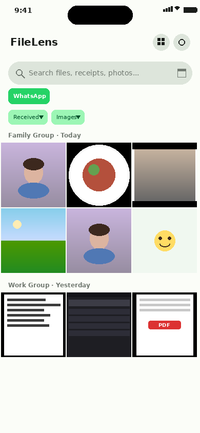 WhatsApp received images